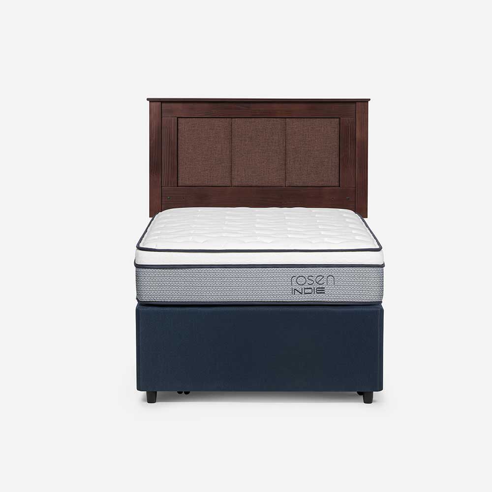 Cama Nido Rosen 1,5 Plazas Indie + Respaldo Rachel