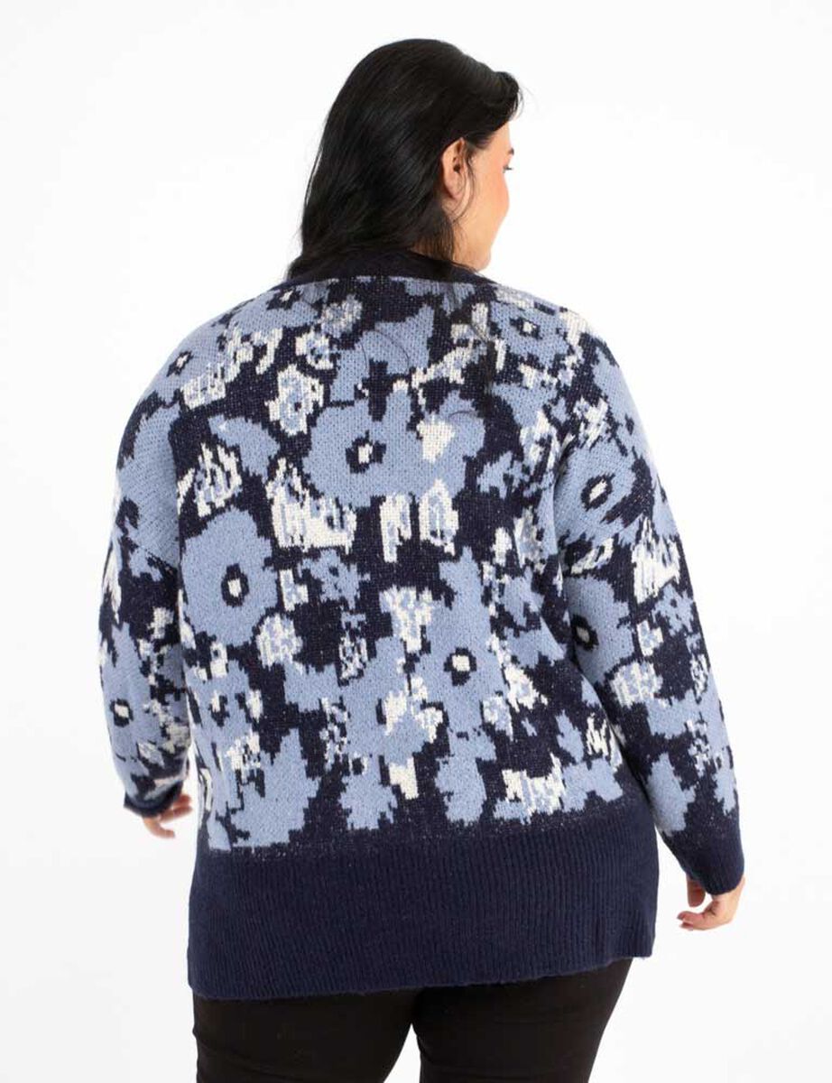 Sweater Casual Estampado Mujer Extralindas