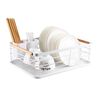 Secaplatos Escurridor Simplit 1 Nivel Acero Inoxidable Blanco