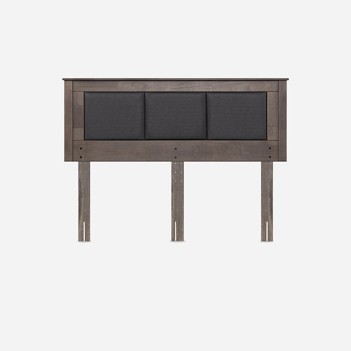 Cama Europea Rosen King Tempo + Respaldo Rachel Gris