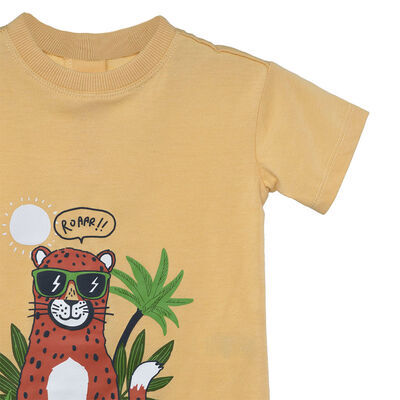 Imagen 2 del producto Polera Manga Corta Chess Baby Amarillo, Calipso