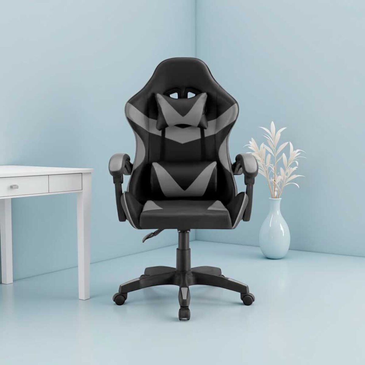 Silla Gamer Arthome Tokio Negra Gris