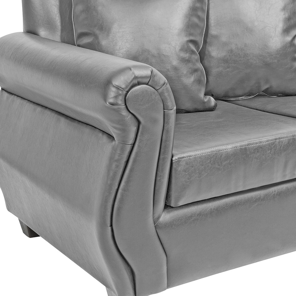 Sofá Innovamuebles Azucena 3 Cuerpos Gris 