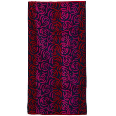 Toalla de Playa Jacquard Casanova Rose 86 x 160 cm.