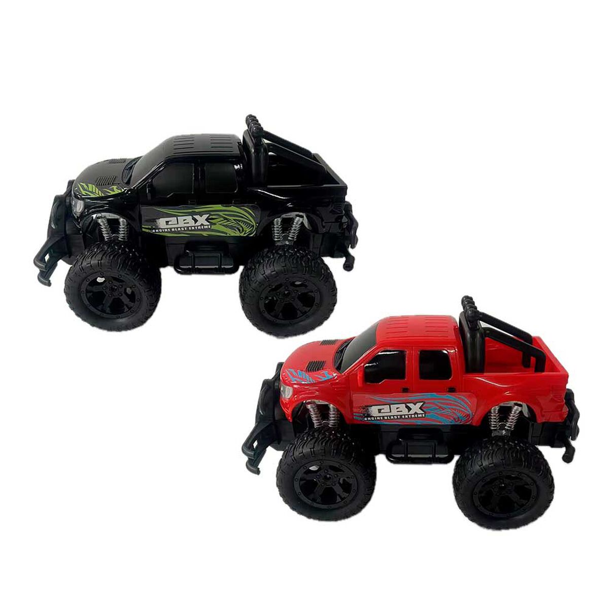 Auto Radio Controlado Ebx Ruedas Grandes De Goma Surtido Azul, Negro y Rojo