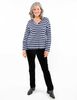 Sweater Estampado Cuello V Mujer Portman Club