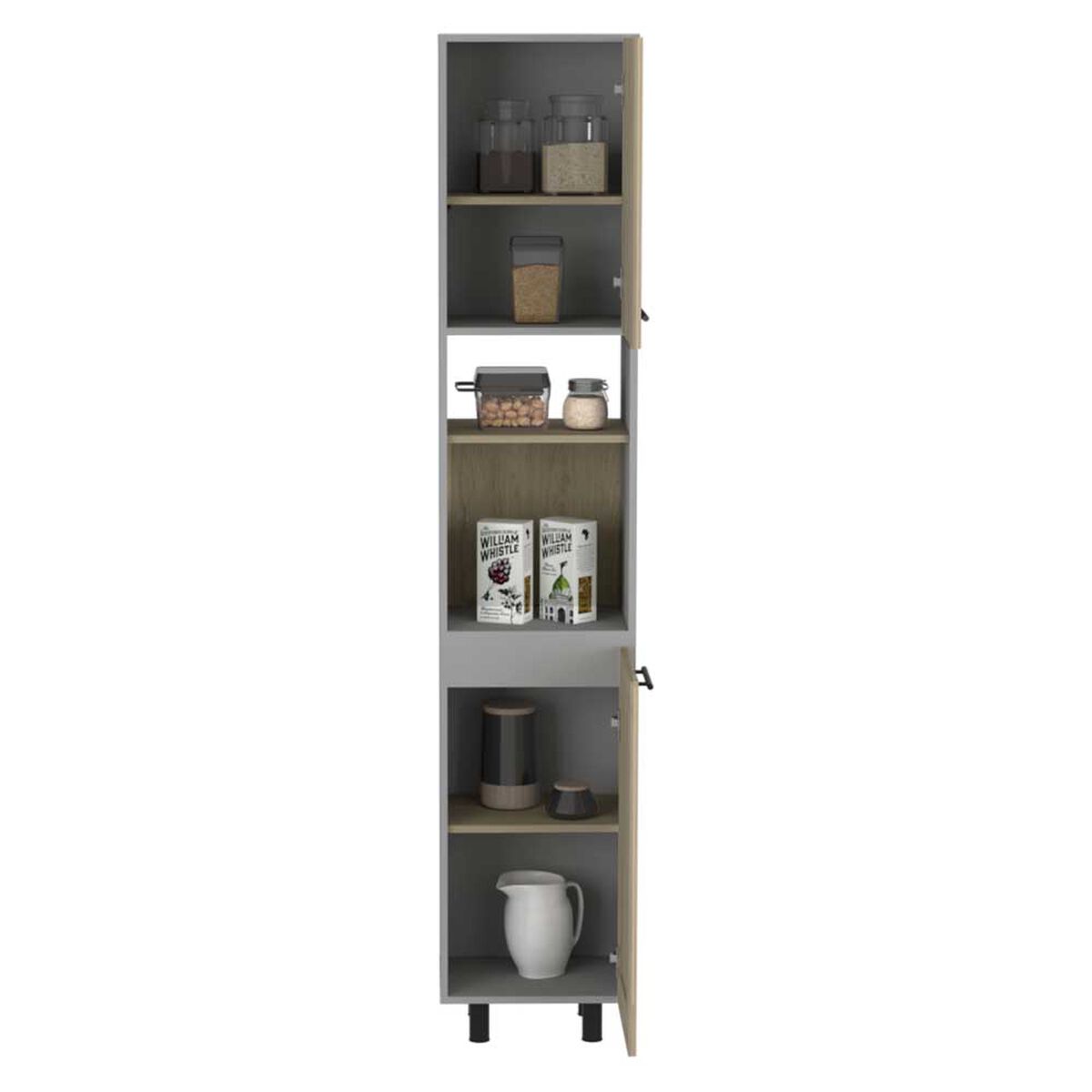 Alacena TuHome Hasselt 3 Puertas Gris Rovere