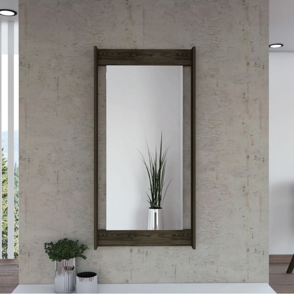 Espejo TuHome Scala Coñac 120x60 Cm