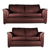 Juego de Living Latam Home Ancona 3 Cuerpos + Sofá 2 Cuerpos Chocolate