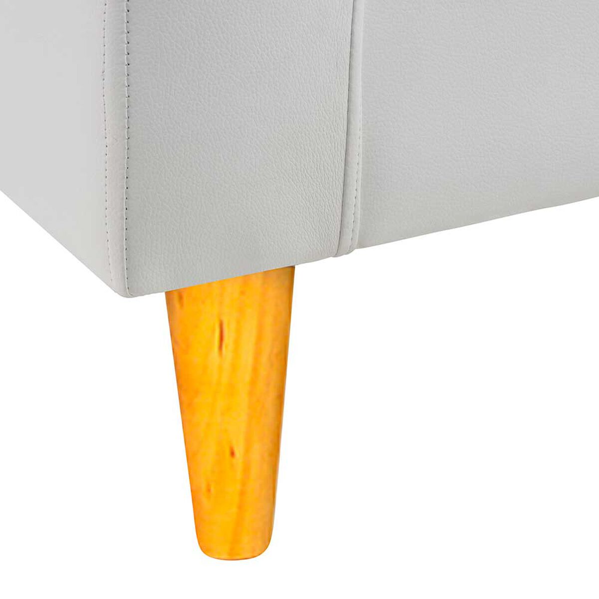 Sof&aacute; Bodevir Retro PU 04 3 Cuerpos Blanco&nbsp;