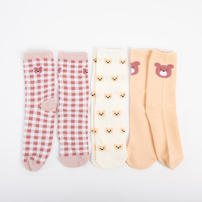 Imagen 2 del producto Pack 3 Calcetines Largo Mujer Icono Surtido