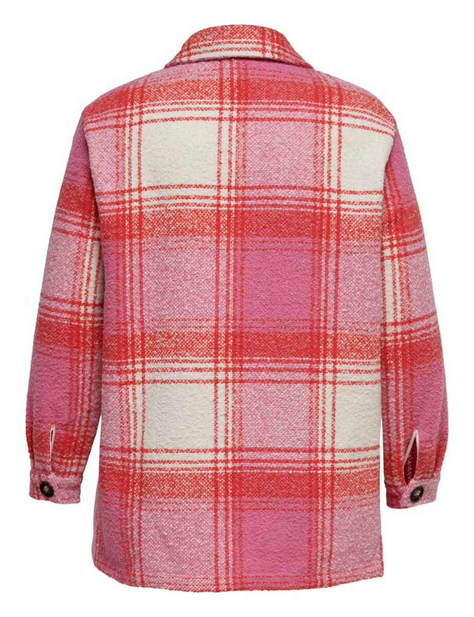 Chaqueta Tartán Mujer Only Carmakoma