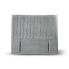 Respaldo Latam Home 2 Plazas Sorrento Tela Velvet Gris