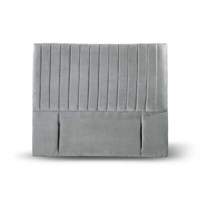 Respaldo Latam Home 2 Plazas Sorrento Tela Velvet Gris