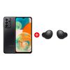 Combo Celular Samsung Galaxy A23 5G 128GB 6,6" Black Liberado + Audífonos Bluetooth Galaxy Buds2 Graphite