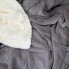 Manta de Poli&eacute;ster Doral 127 x 152 cm Fluffy Gris