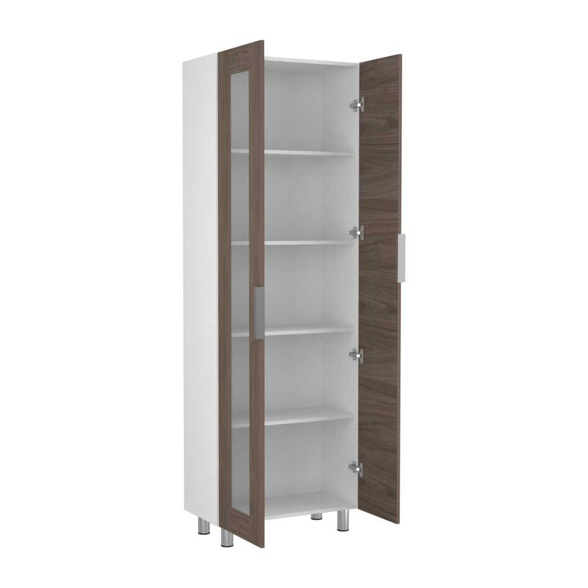 Alacena TuHome Fendi 4 Puertas Blanco Castaño