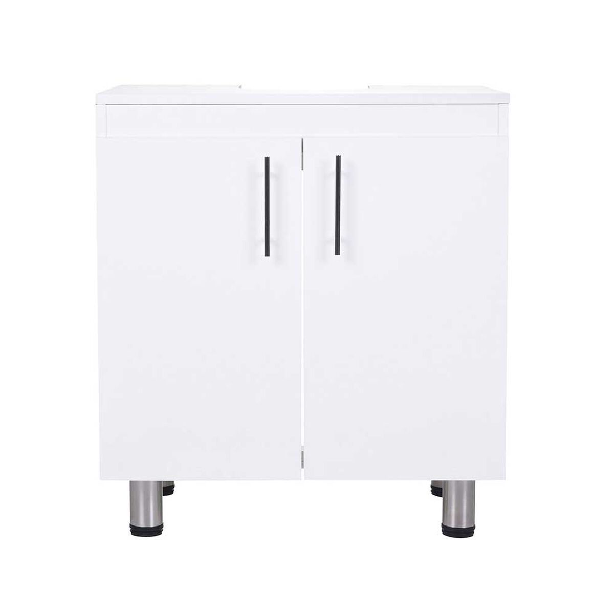 Combo Estante 2 Puertas + Vanitorio 2 Puertas + Estante Organizador 2 Puertas + Despensero de Baño 2 Puertas CIC Blanco
