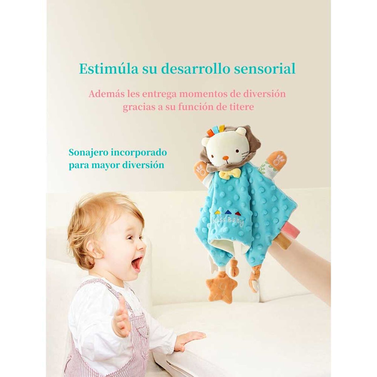 Peluche de apego Sensorial Bella LuBabycas