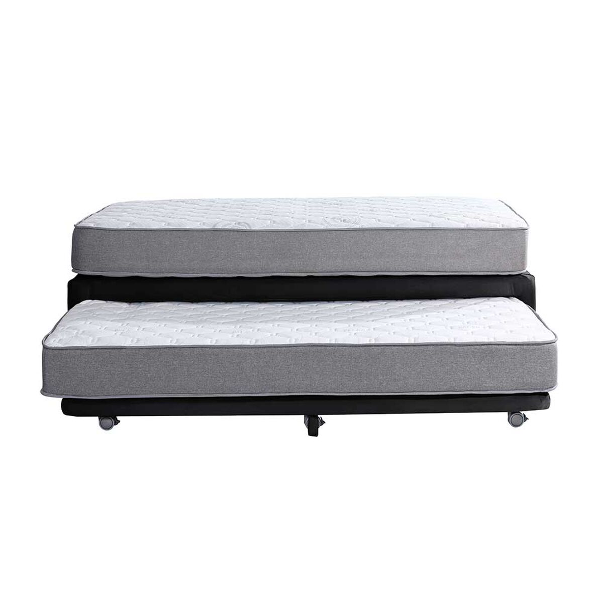 Cama Nido Latam Home 1,5 Plazas Zen Best Tela Negro