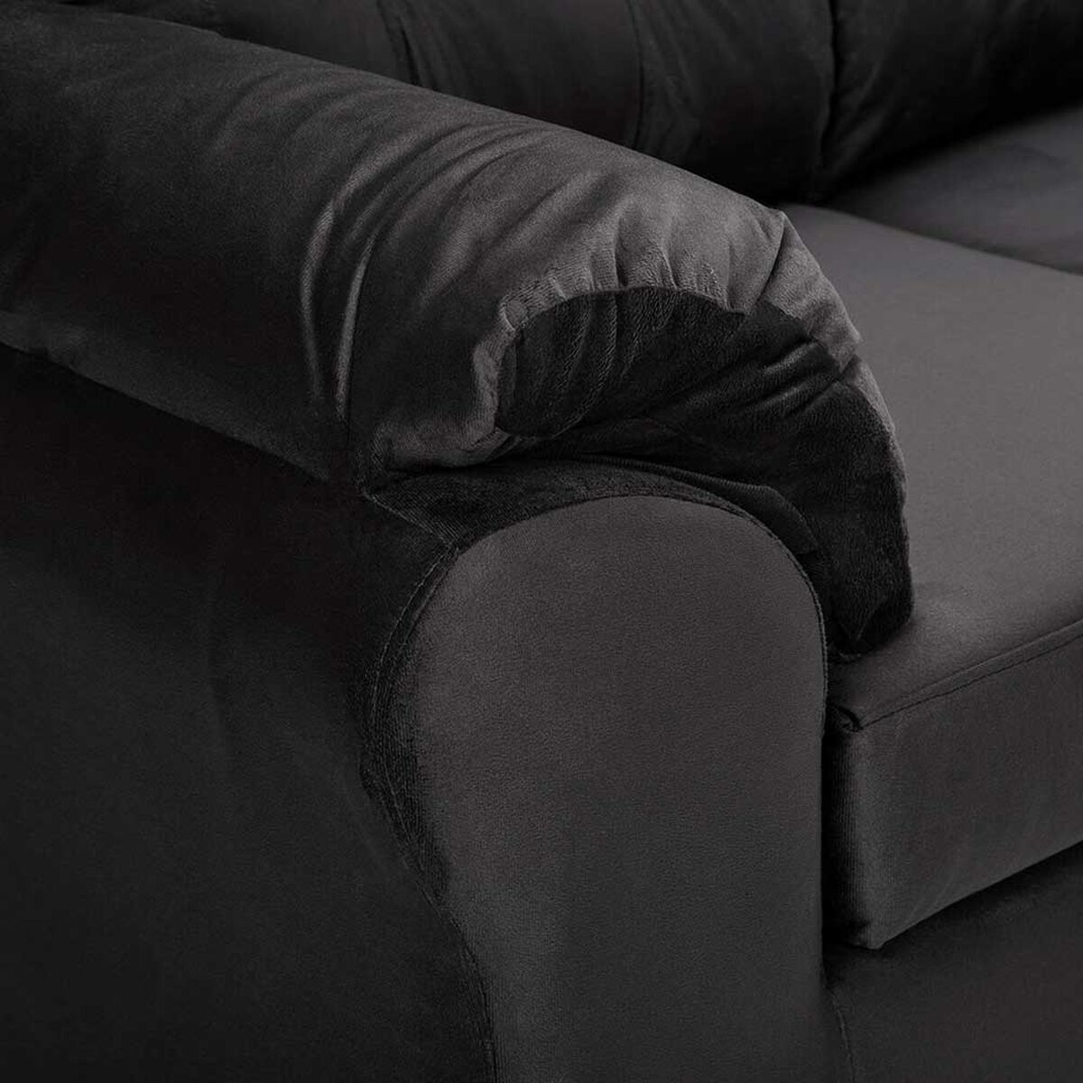 Sofá Seccional Muebles MPR Alerce 5 Negro