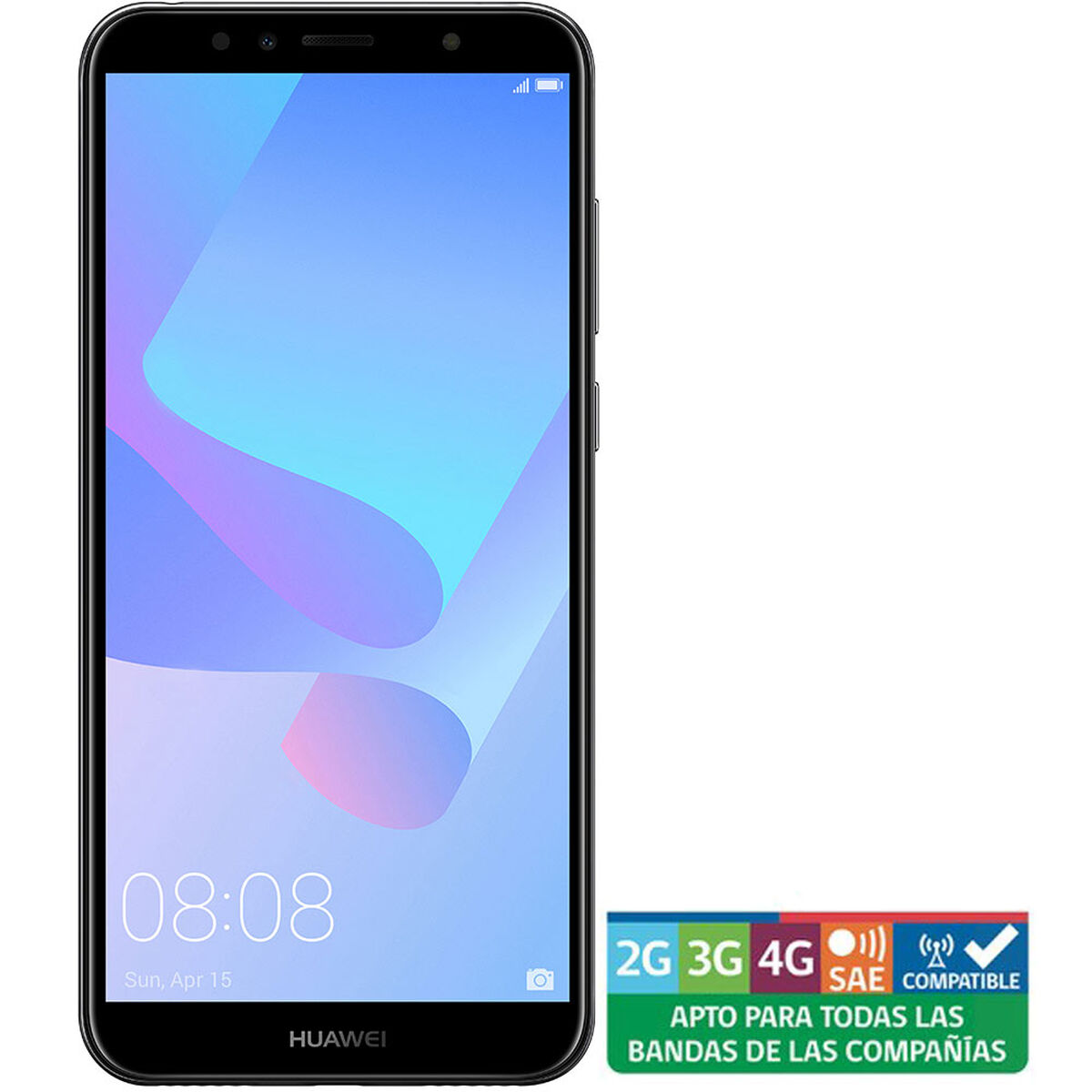 Celular Huawei Y6 2018 5.7" Negro Entel