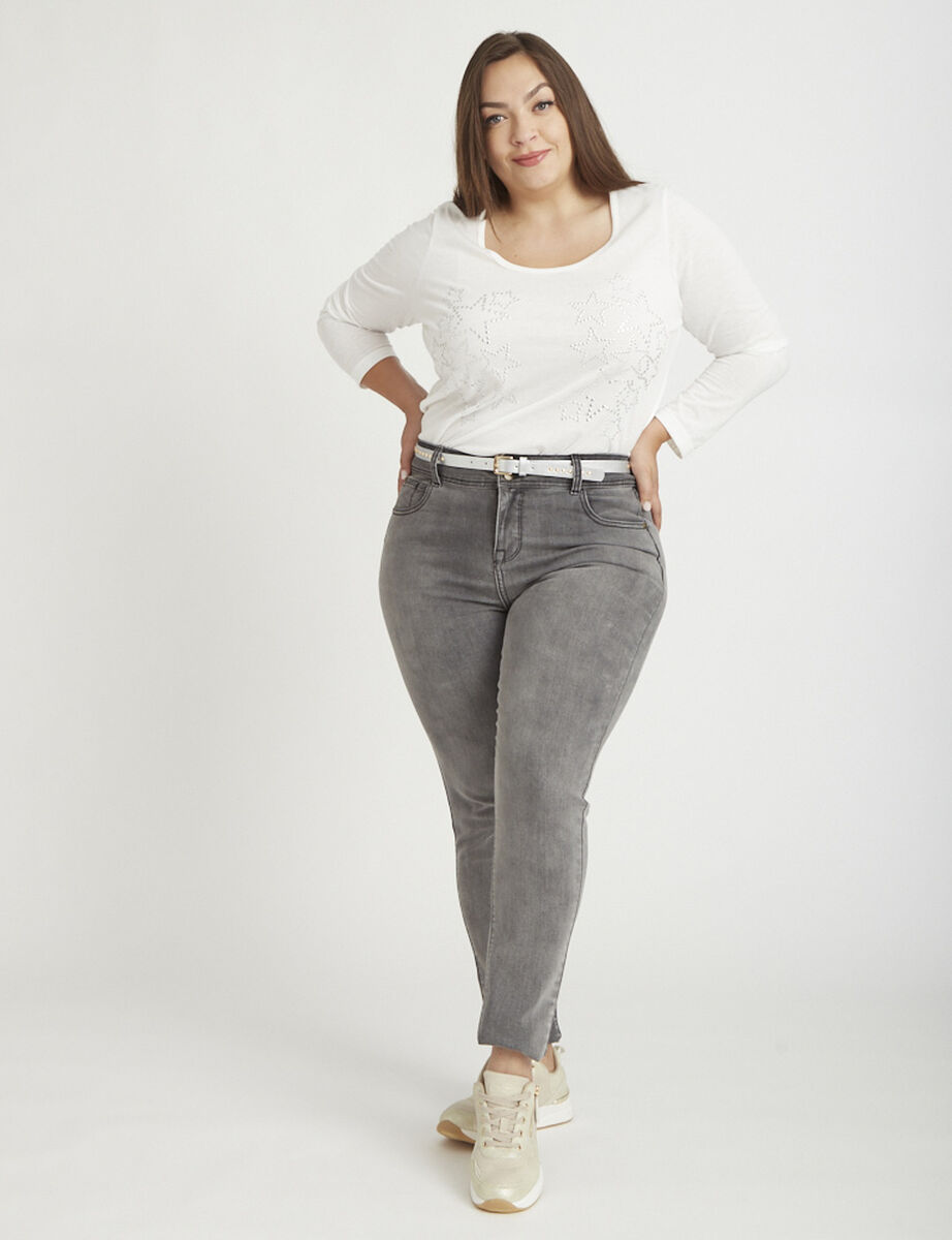Jeans Recto Mujer Extralindas