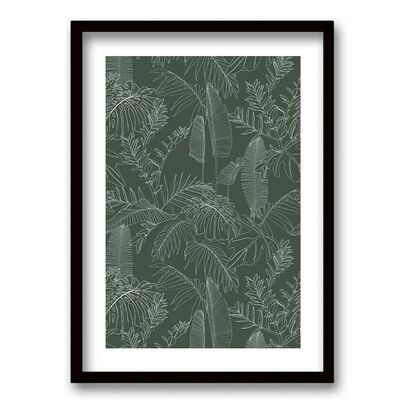 Imagen 1 del producto Cuadro Decorativo Retela Verde Vintage 70 x 50 cm