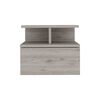 Velador Rectangular TuHome Dreams 1 Cajón Ceniza