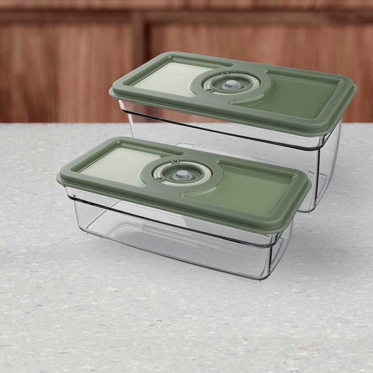 Set Selladora al Vac&iacute;o + 2 Contenedores Fensa