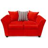 Sofá Elegant Detail Minesota 2 Cuerpos Tela Rojo