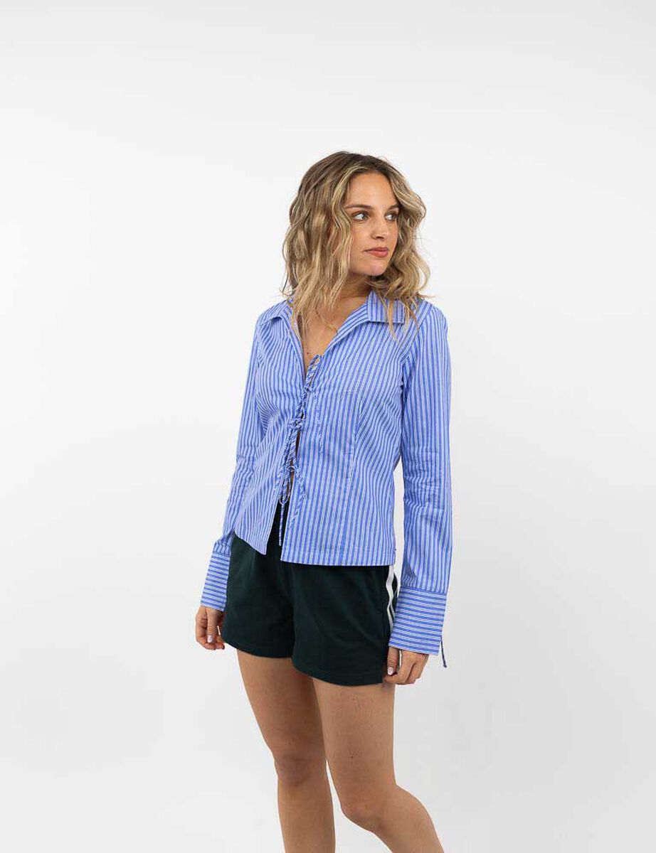 Blusa Rayas Manga Larga Mujer Icono