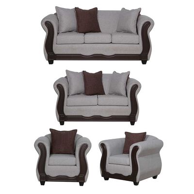 Imagen 1 del producto Juego de Living Black Factory Barcelona 7 Cuerpos Crema