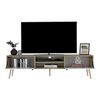 Rack TV TuHome Huna Hasta 75" Macadamia