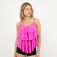 Traje de baño Tankini Mujer Icono Fucsia