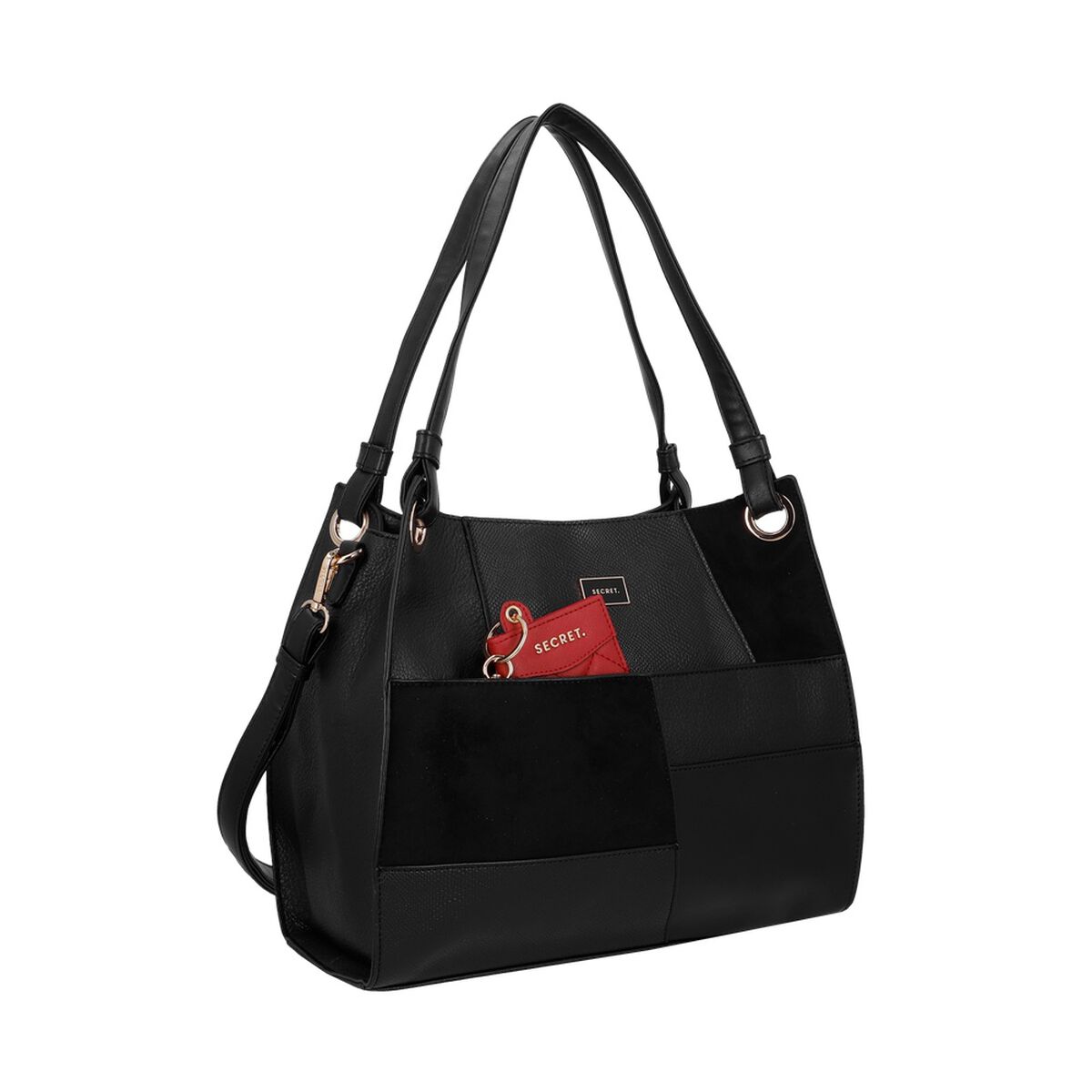 Cartera de hombro Secret Cracovia ST6 L Negro
