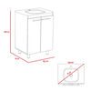 Mueble de Lavamanos Piso + Espejo TuHome Khari