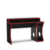 Escritorio Gamer Vekkahome Solid Negro Rojo