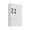 Closet Di Poretti Design Ciranda 3 Cajones 4 Puertas Blanco