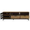 Rack TV Vekkahome Pilar Hasta 60" Café