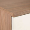 Combo C&oacute;moda 10 Cajones + 2 Veladores Stanford Bicolor