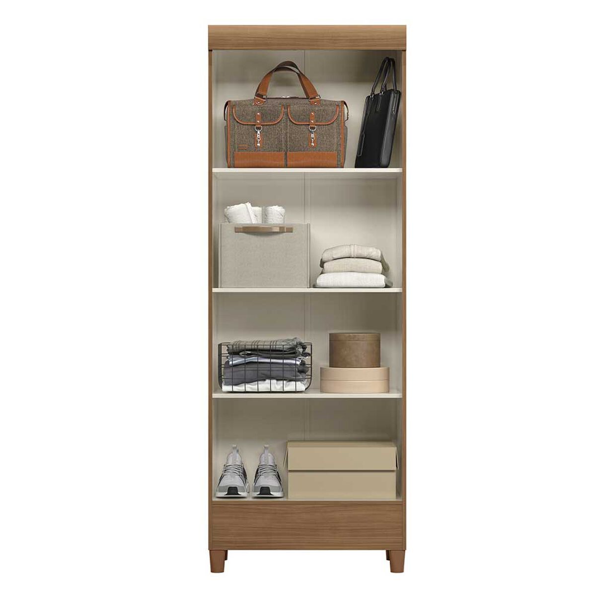 Clóset Casanova Fit 2 Puertas Jequitiba Blanco