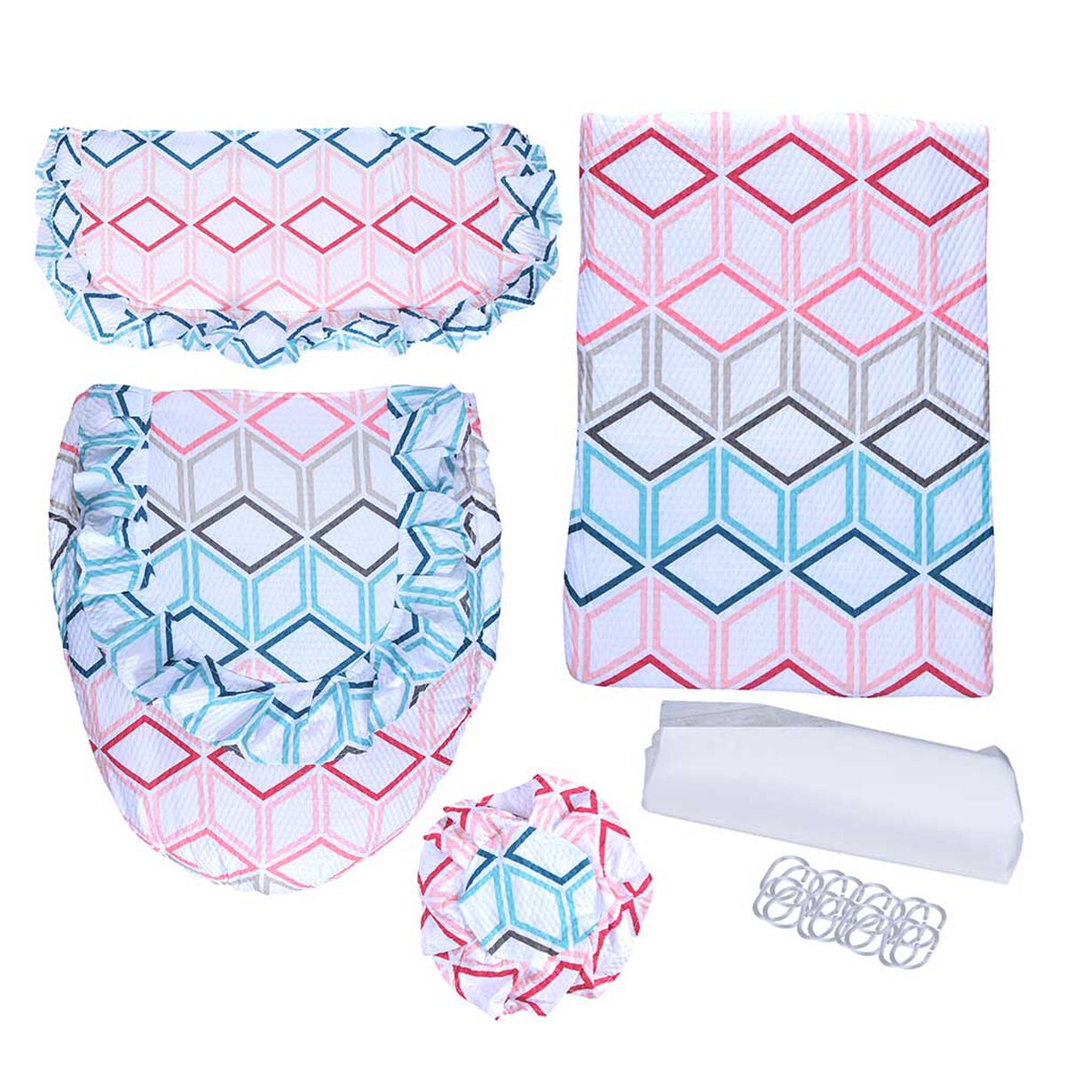 Set de Baño 6 Piezas Mashini Aloe