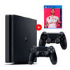 Consola PS4 Slim 500GB + 2 controles + Juego FIFA 2020
