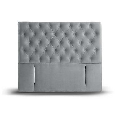 Respaldo Latam Home 2 Plazas Florencia Tela Velvet Gris