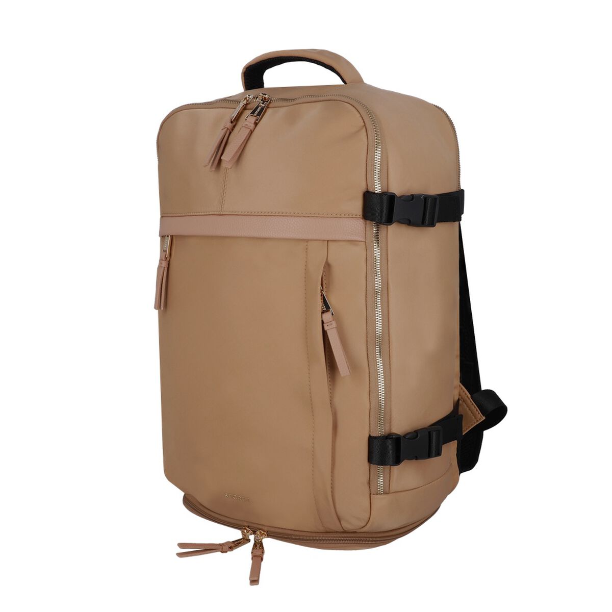Mochila de Viaje 16" Secret Oxford SC7 Extra Grande Caf&eacute;
