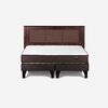 Cama Europea Rosen Base Dividida 2 Plazas Ergo T + Respaldo Rachel