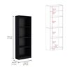 Estante 4 Repisas + Estante 2 Puertas + Estante 5 Repisas TuHome Home Wengue
