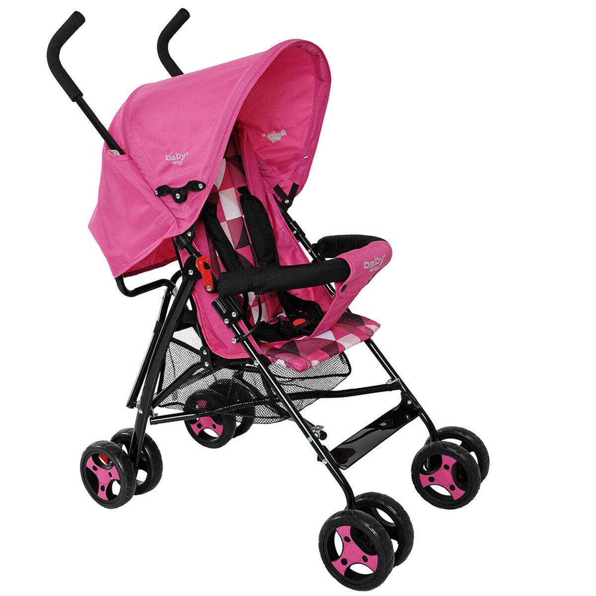 Coche Paragua Baby Way Fucsia