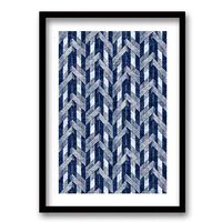 Cuadro Decorativo Retela Indigo II 40 x 30 cm